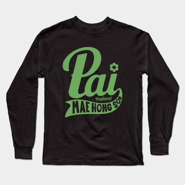 Embrace Pai's Bohemian Charm with Our Unique Shirt Design Long Sleeve T-Shirt by Boogosh